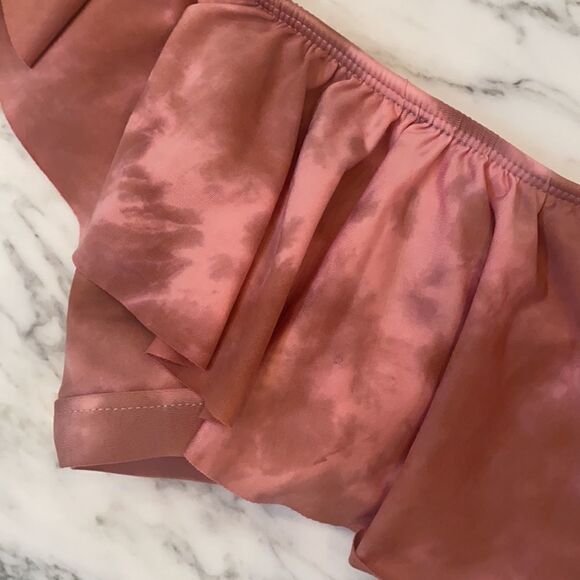 NWOT blue life ruffle bikini top - Picture 2 of 5